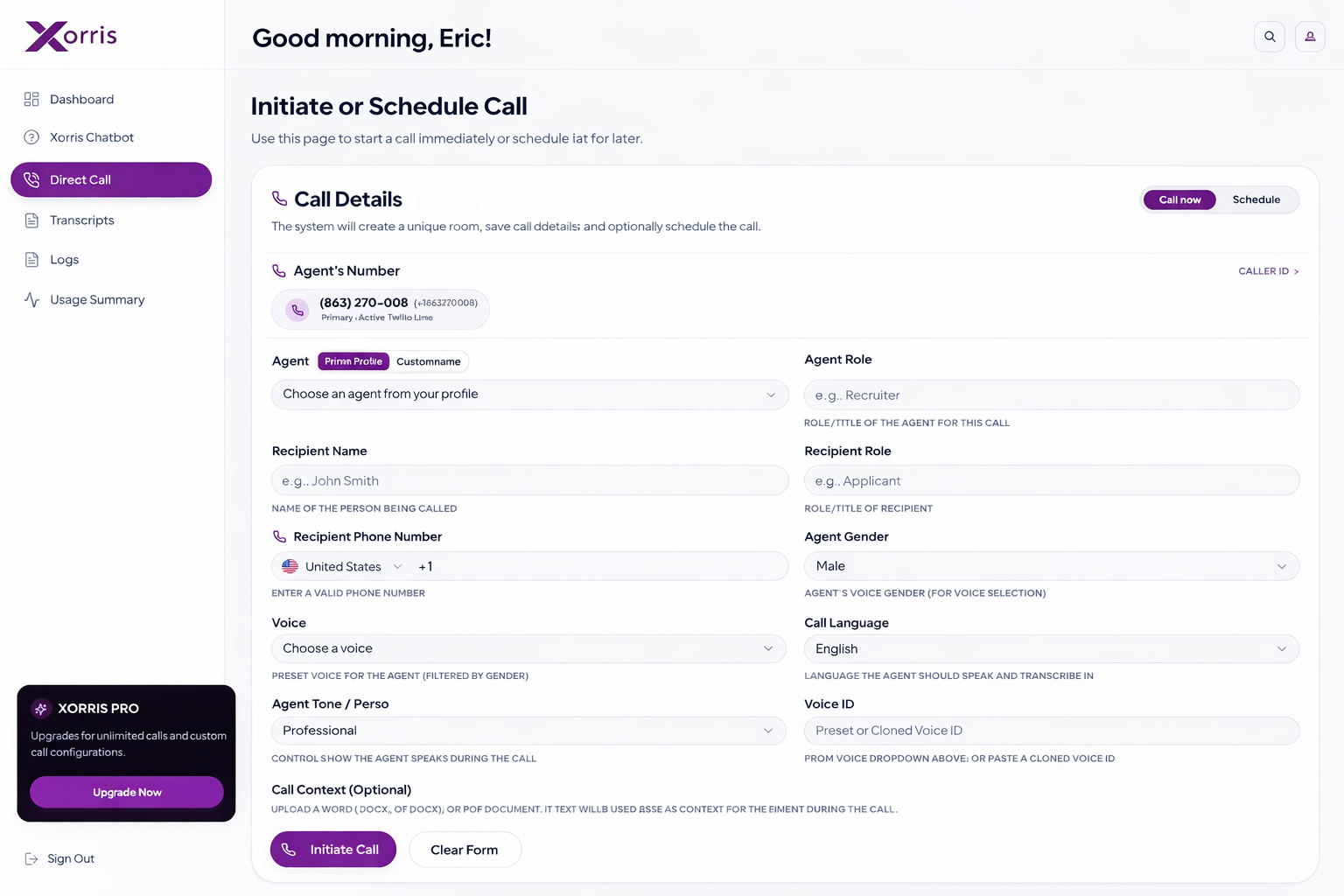 AI Calling Platform